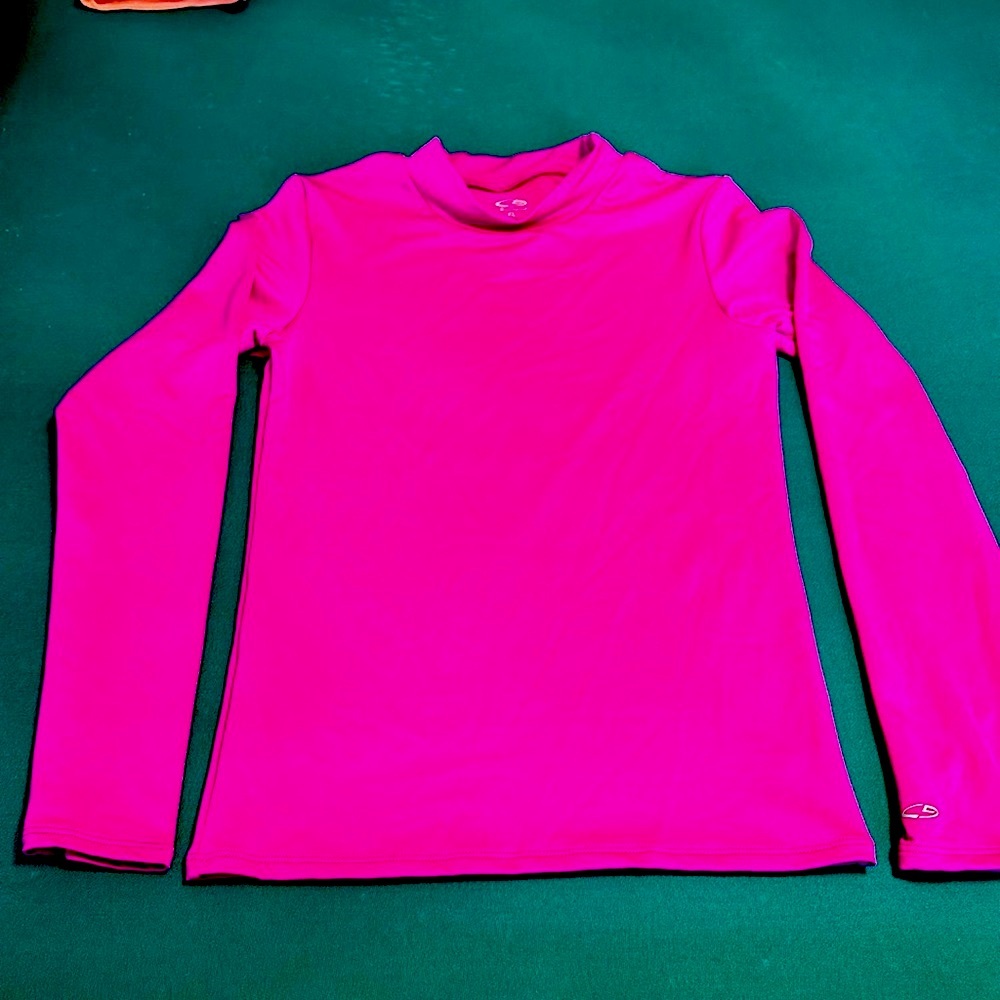 Deep purple Moisture wicking long sleeve t shirt